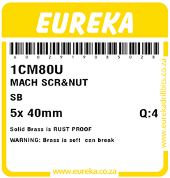 1CM80 - Machine Screw S/B -1CM80_Label_T